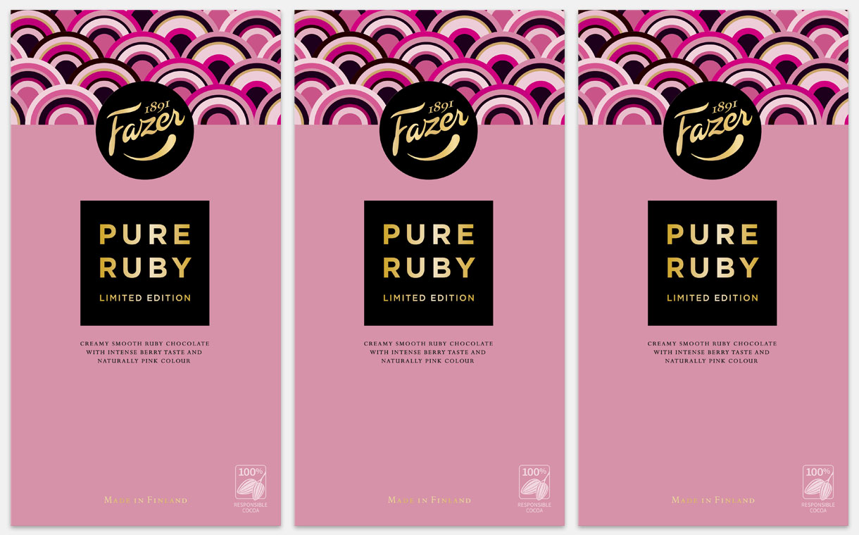 Fazer Group to introduce limited-edition ruby chocolate bar