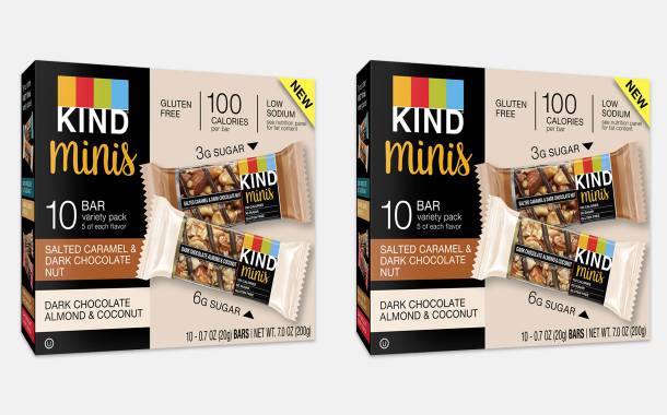 Kind releases new range of miniature snack bars in the US