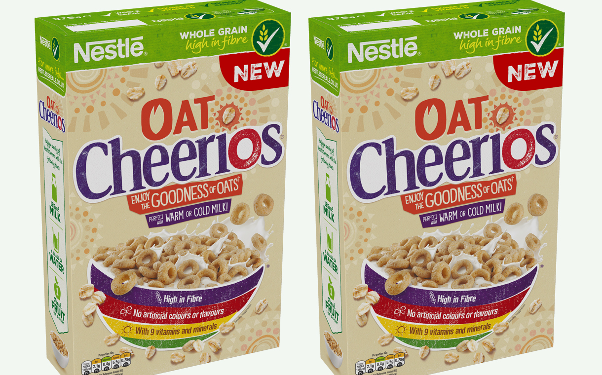 Nestlé Cereals rolls out new Oat Cheerios breakfast cereal in UK