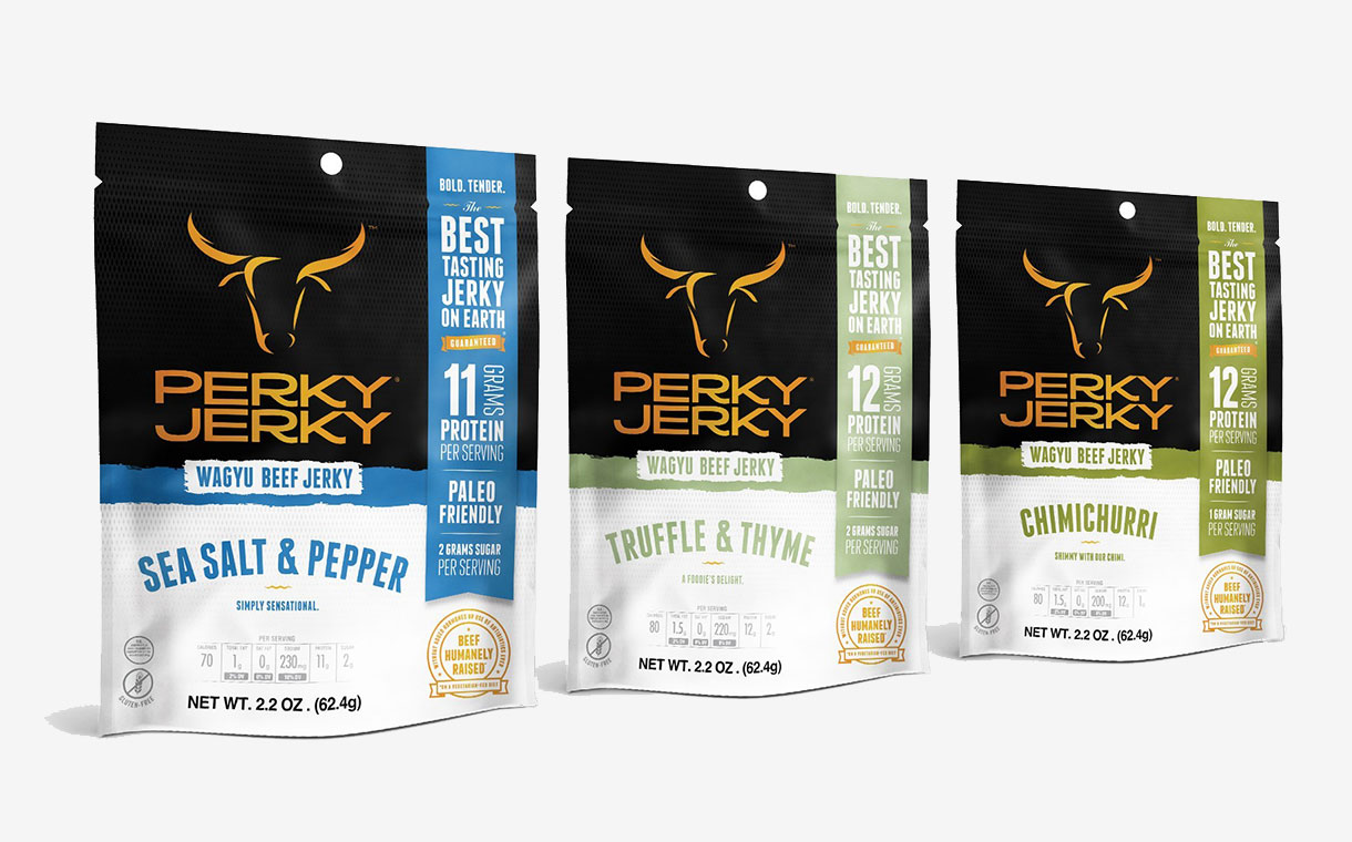 Perky Jerky releases 'first-to-market' wagyu beef jerky line - FoodBev ...