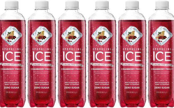 Sparkling Ice launches cranberry frost flavour for the holidays