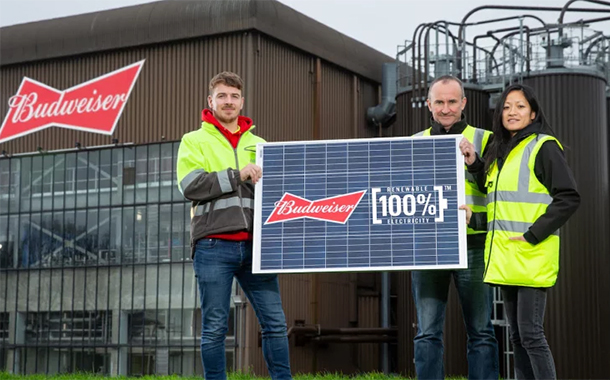AB InBev to make Budweiser in the UK using renewable energy
