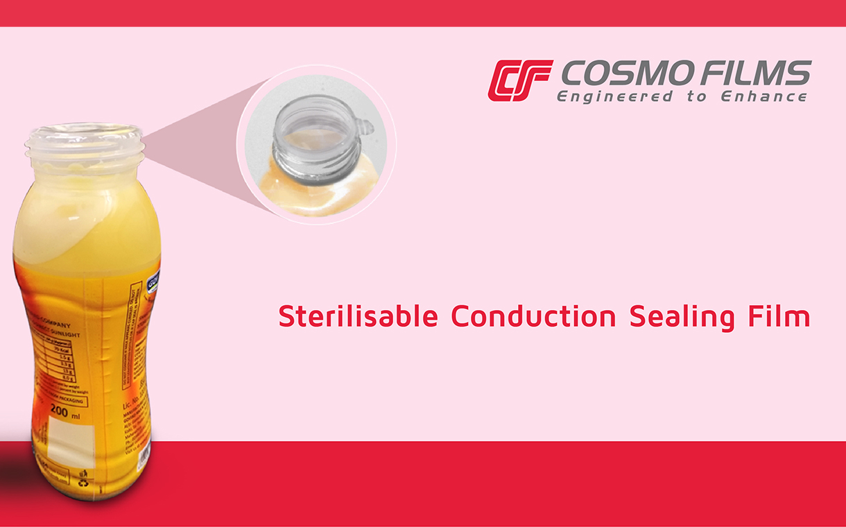 Cosmo Films unveils conduction sealing film for plastic bottles