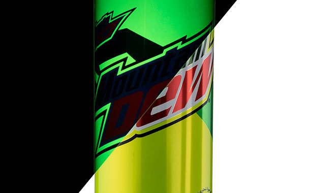 Crown creates glow-in-the-dark cans for Mountain Dew