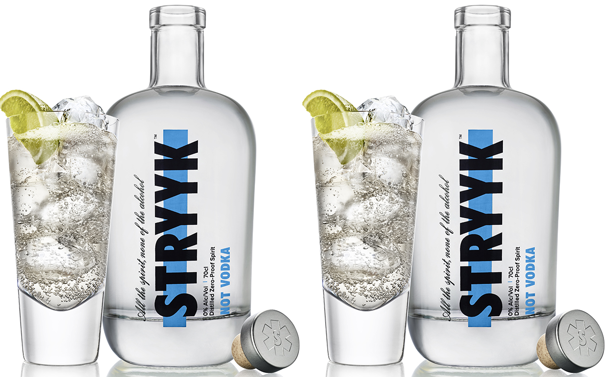 Stryyk expands zero-proof spirits offer with Stryyk Not Vodka in UK
