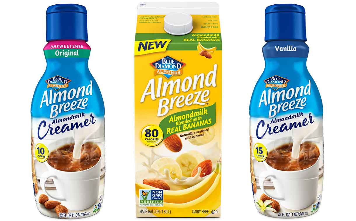 Blue Diamond releases trio of almond milk-based products