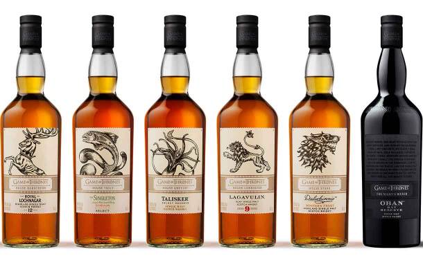 Diageo introduces eight Game of Thrones-themed Scotch whiskies