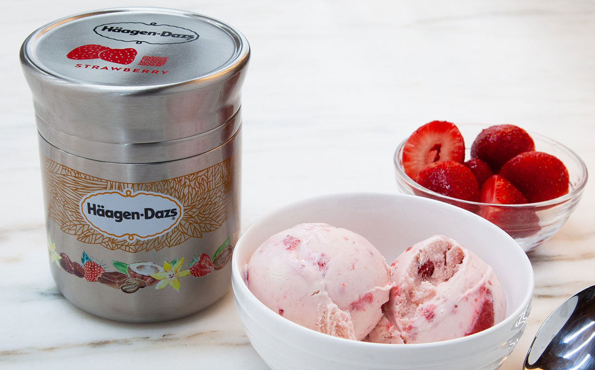 Nestlé and Loop release sustainable Häagen-Dazs tubs