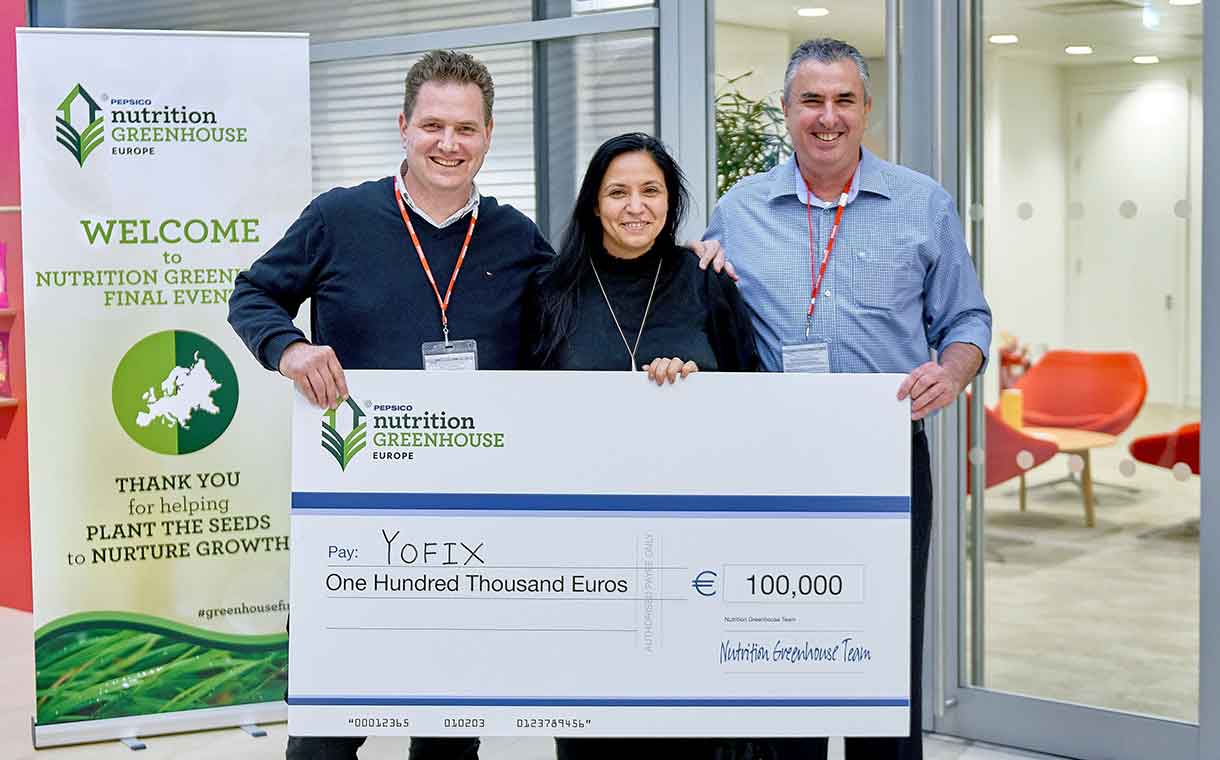 Yofix wins 100,000 euros through PepsiCo’s Nutrition Greenhouse