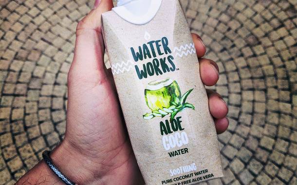Water Works debuts aloe-coco combo and cartoned spring water