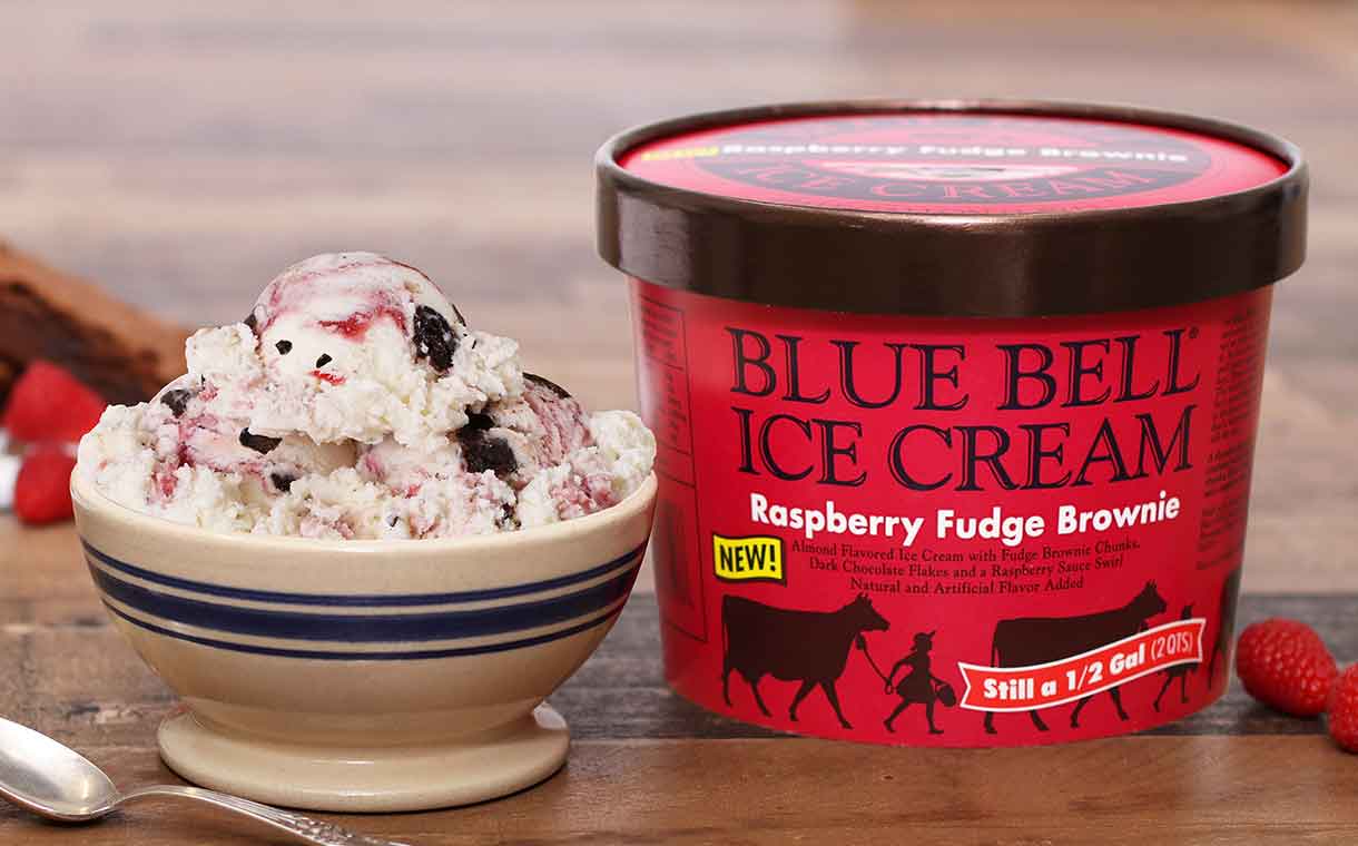 Blue Bell launches raspberry fudge brownie ice cream