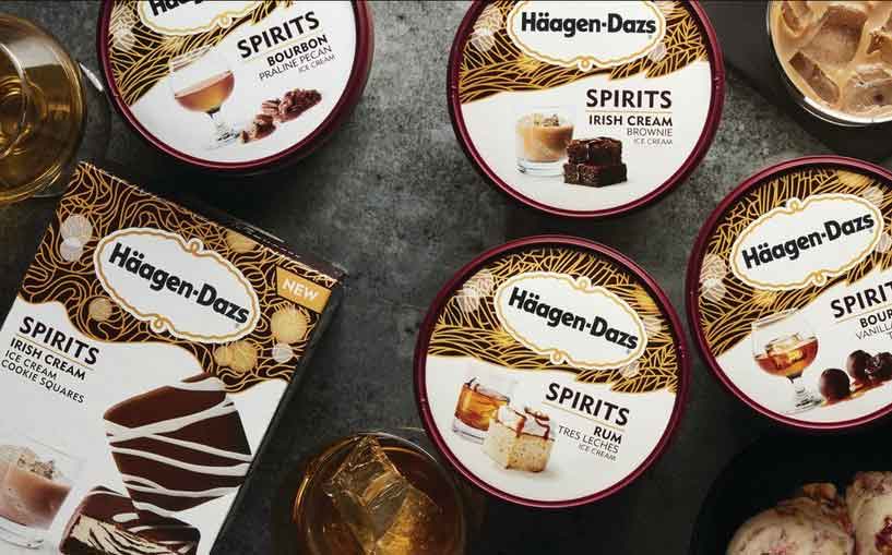 Häagen-Dazs introduces alcohol-infused ice creams and desserts