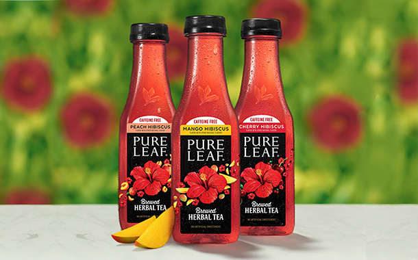 Pure Leaf betting on hibiscus with four new herbal iced teas
