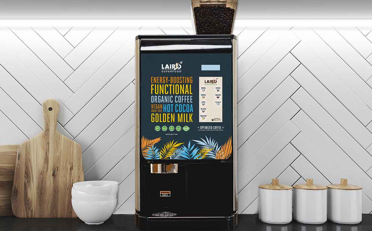 Laird Superfood and Bunn debut automated hot beverage machine