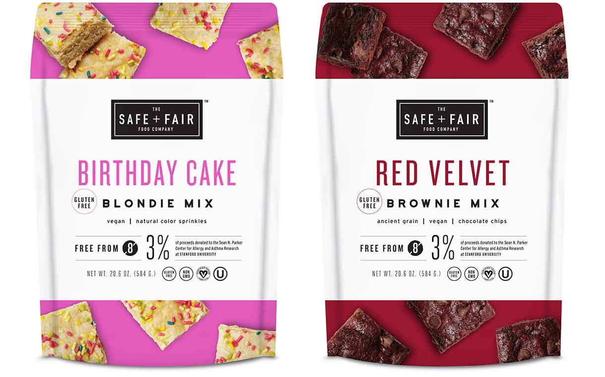 Safe + Fair releases vegan range of allergy-friendly baking mixes