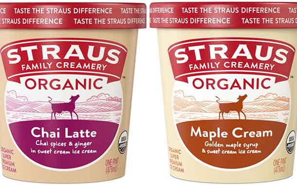 Straus Family Creamery releases trio of organic ice cream flavours