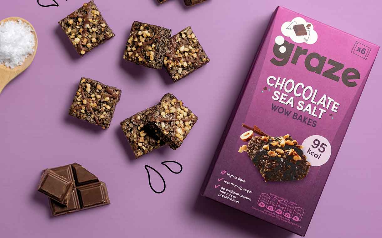 Unilever’s Graze introduces Wow Bakes range of oat-based snacks