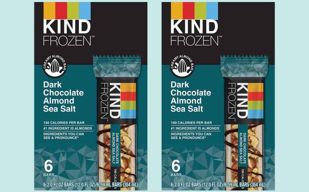 Frozen snack bars: Kind releases new product made with almonds