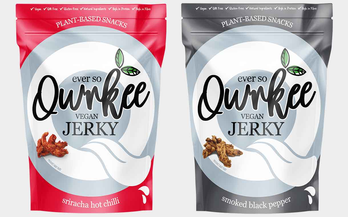 Plant-based brand Qwrkee enters snack category with vegan jerky