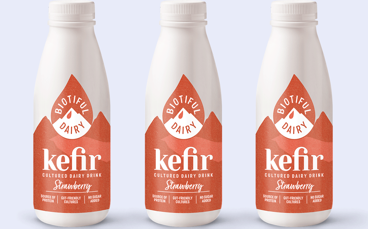 Biotiful Dairy boosts kefir offer with new strawberry flavour