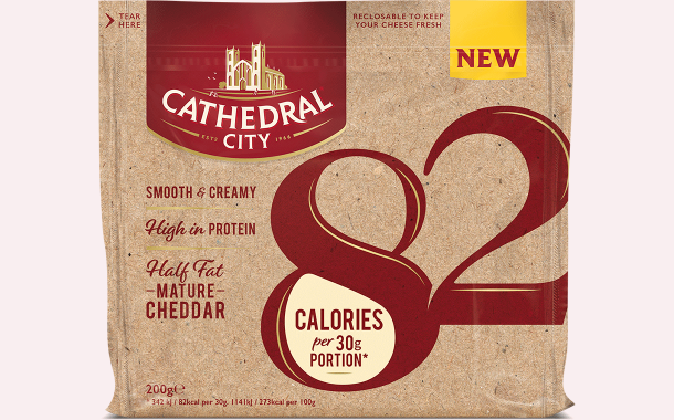 Dairy Crest debuts lower-calorie Cathedral City cheddar range