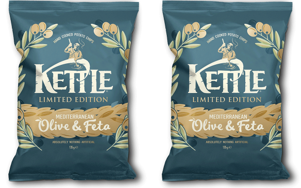 Kettle Chips introduces crisps with olive and feta seasoning