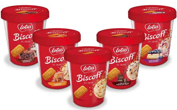 Lotus Bakeries unveils ice cream range containing Biscoff cookies