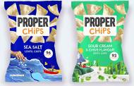 Propercorn rebrands as Proper to coincide with lentil chip launch