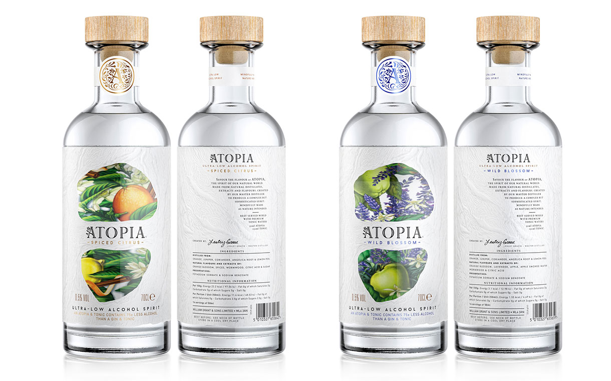 William Grant & Sons releases Atopia low-alcohol spirit