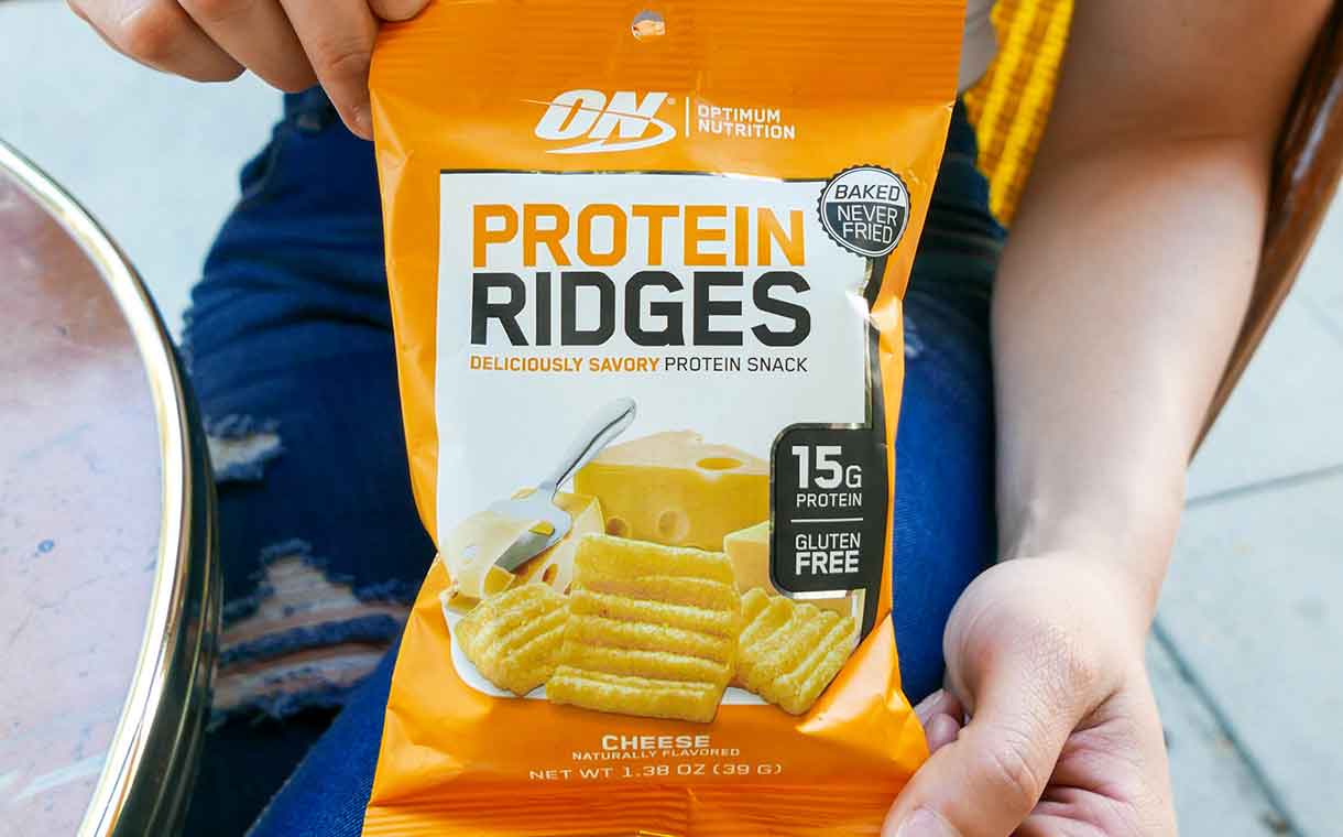 Optimum Nutrition introduces Protein Ridges savoury snack line