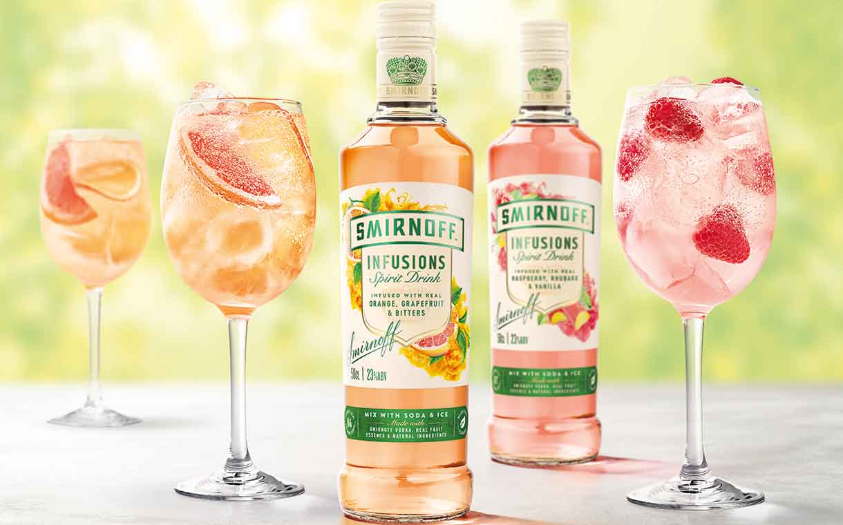 Diageo launches fruit-flavoured Smirnoff Infusions range in UK