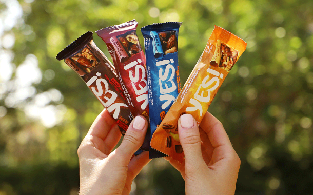 Nestlé creates recyclable paper wrapper for Yes! snack bar range