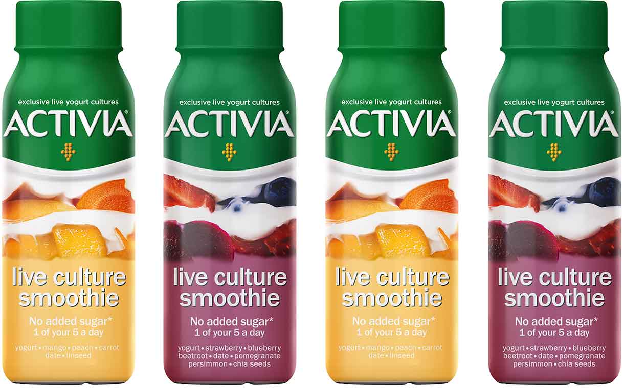 Danone introduces Activia Live Culture Smoothies range in UK