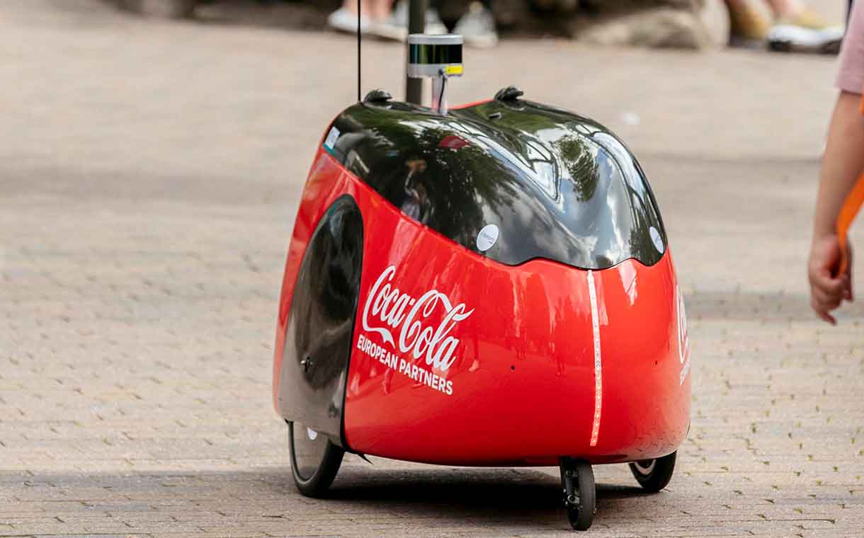 Coca-Cola trials robots to deliver beverages at UK theme park