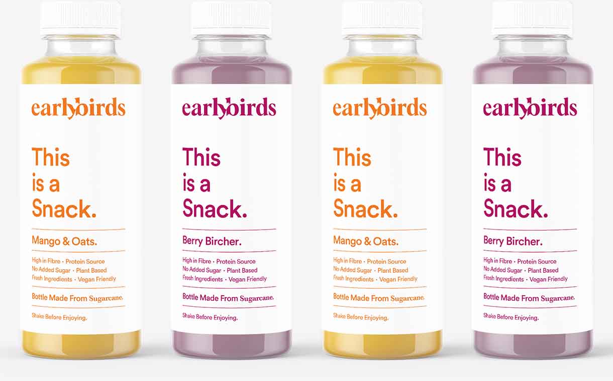 Earlybirds debuts vegan-friendly range of ‘snacking drinks’ in UK