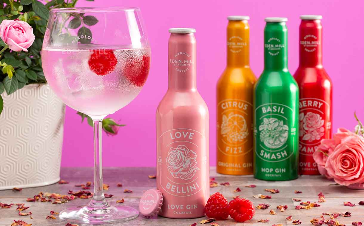 Eden Mill expands ready-to-drink gin cocktail line with Love Bellini