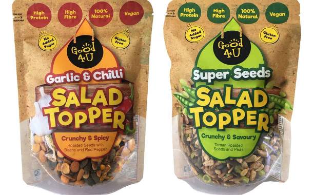Good4U introduces salad toppers made from seeds and green peas