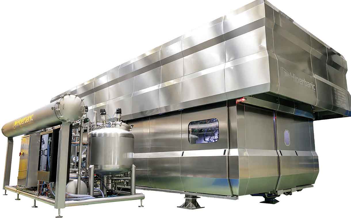 French firm uses Hiperbaric’s 525 Bulk machine for juice production