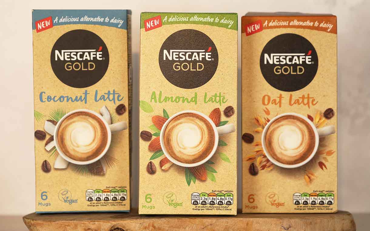 Nestlé launches plant-based Nescafé Gold coffee mixes