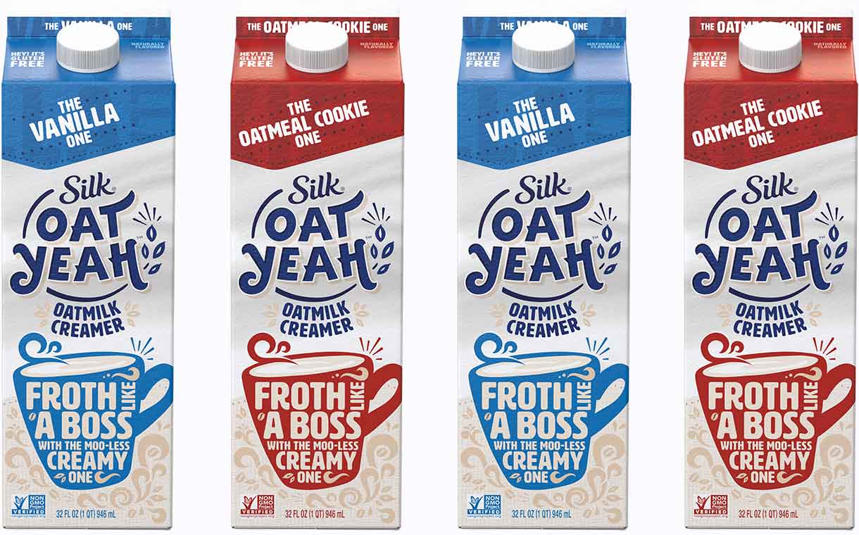 Danone North America releases Oat Yeah Oatmilk Creamer range.