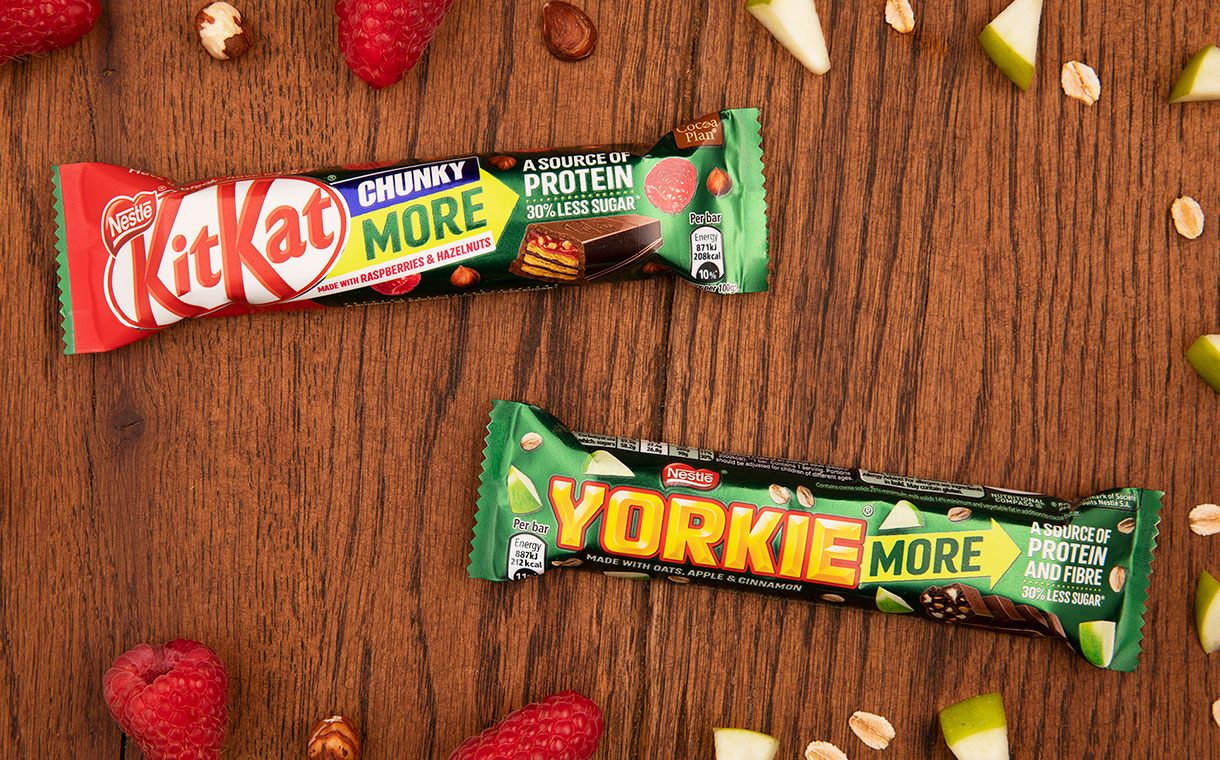 Nestlé launches new KitKat and Yorkie bars with fruit and nuts