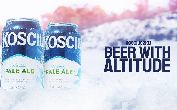 Lion adds colour-changing ink to Kosciuszko Pale Ale packaging