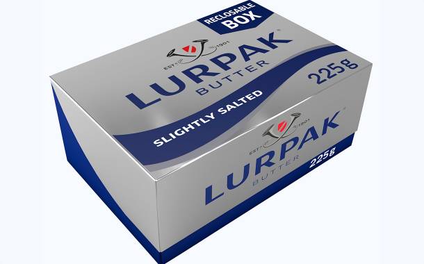 Arla Foods adds new block butter packaging for Lurpak brand in UK