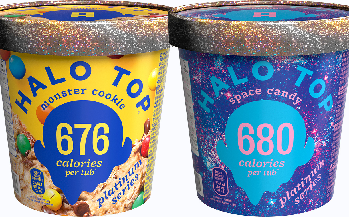 Halo Top introduces Platinum Series with new tubs and sticks