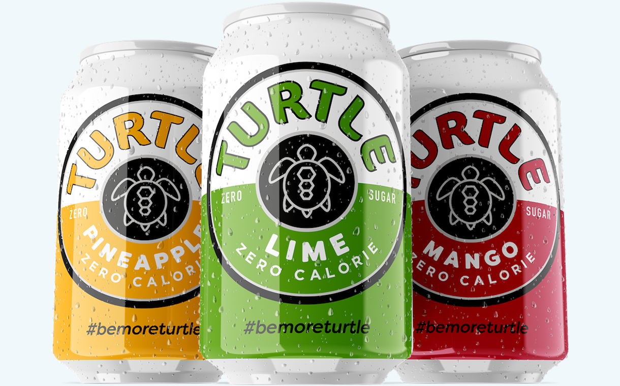 New soft drinks brand Turtle Sodas debuts zero-calorie range