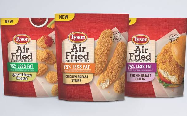 Tyson Foods introduces three-strong Air Fried Chicken range