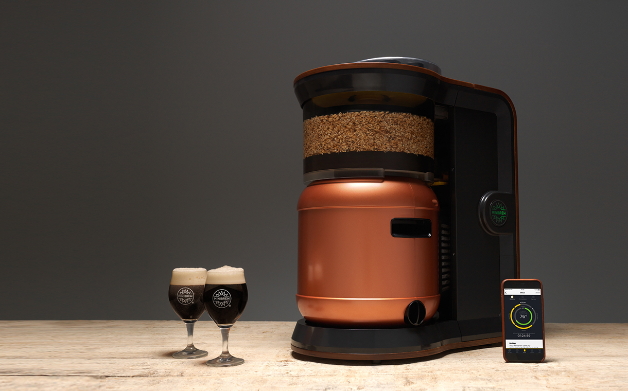 Start-up unveils home brewing machine MiniBrew Craft