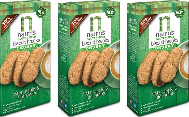 Nairn's debuts gluten-free oat, apple and cinnamon biscuits