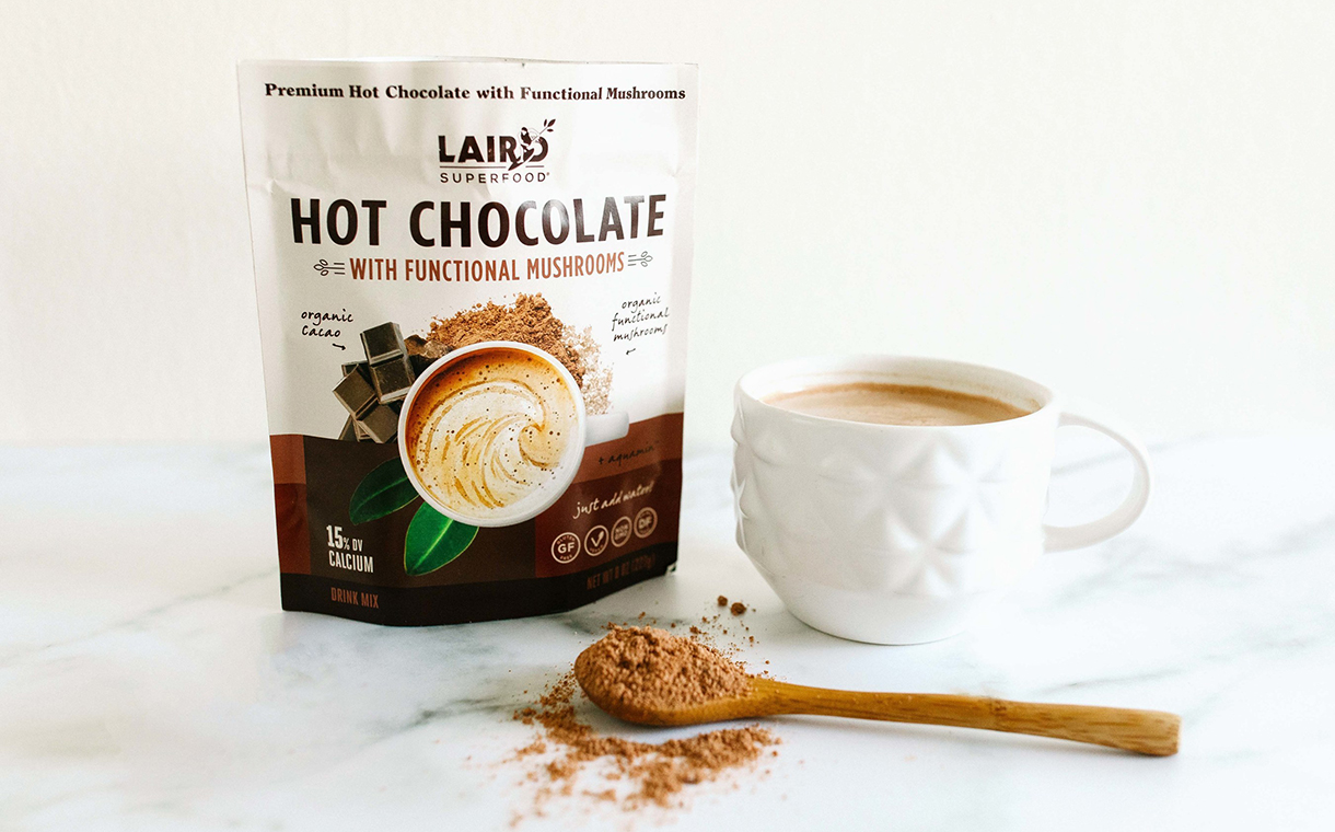 Laird Superfood Hot Chocolate with Functional Mushrooms