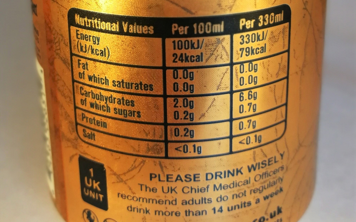 Genius Brewing debuts full nutrition facts on lager cans